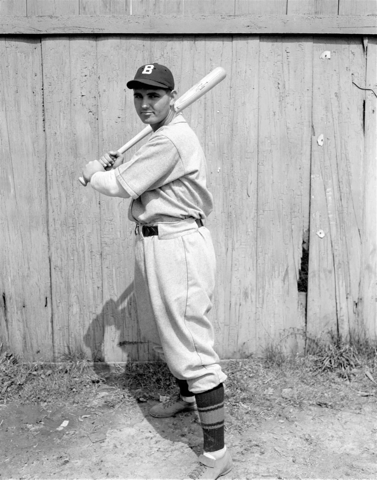 This 1938 photo shows 22-year-old Cuban catcher Chico Hernandez, then the best player for the hometown minor league Bloomington Bloomers.